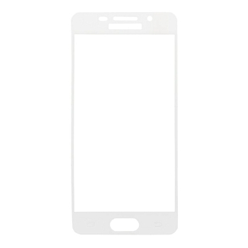 Защитное стекло Tempered Glass для Samsung Galaxy A3 2016 (A310F) (белая рамка)