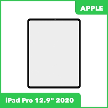 Стекло + OCA пленка для переклейки Apple iPad Pro 12.9 2020 (A2069, A2232, A2233, A2229), черный