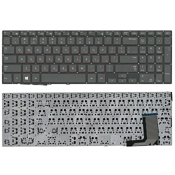 Клавиатура для ноутбука Samsung NP370R5E, NP370R5V, NP450R5E, NP450R5V, NP470R5E, NP510R5E, NP510R5V, черная, без рамки
