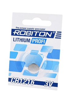 Батарейка (элемент питания) Robiton Profi R-CR1216-BL1 CR1216 BL1, 1 штука