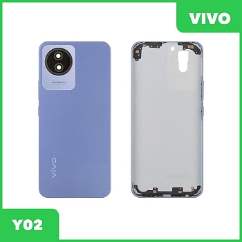 Задняя крышка для телефона Vivo Y02 (V2217) (голубой)